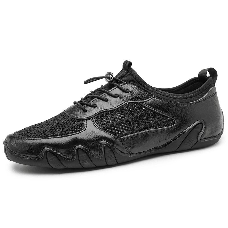 Hommes Mesh Respirant Antidérapant Bande Élastique Confortable Sports Casual Chaussures