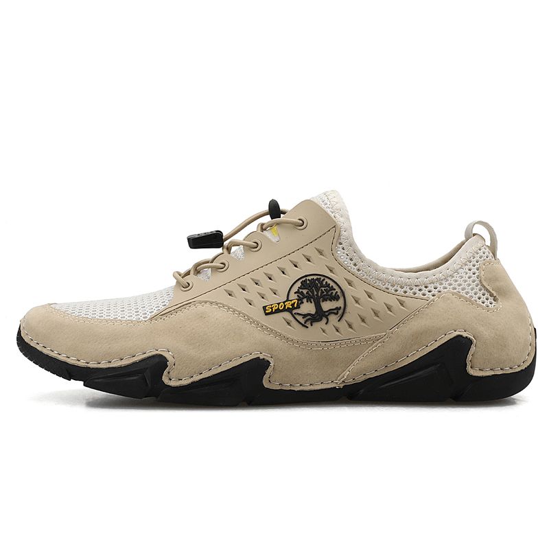 Hommes Mesh Respirant Bande Élastique Antidérapant Confortable Sports Casual Chaussures