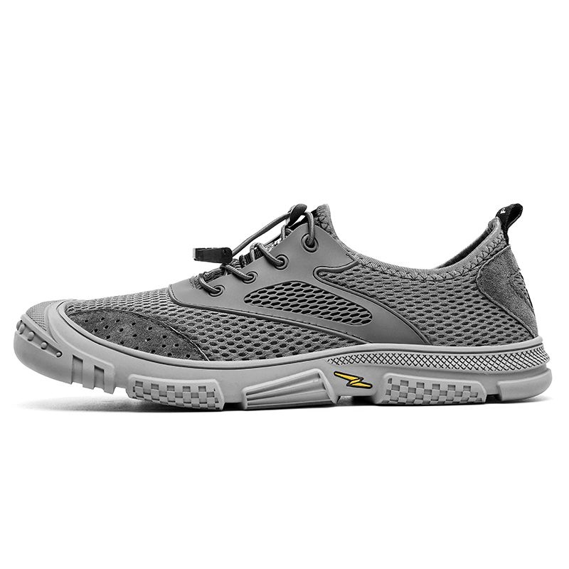 Hommes Mesh Sneaker Casual Respirant Léger Slip Resistant Toe Protected Soft Shoes