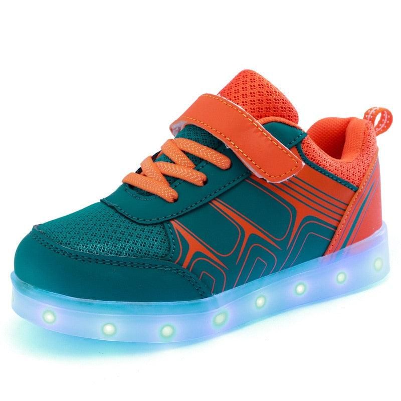 Baskets De Sport Led Pour Enfants