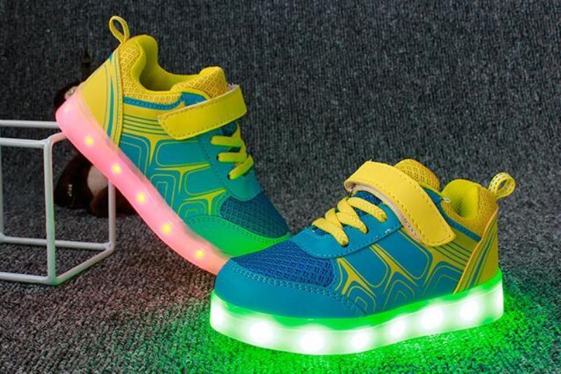 Baskets De Sport Led Pour Enfants