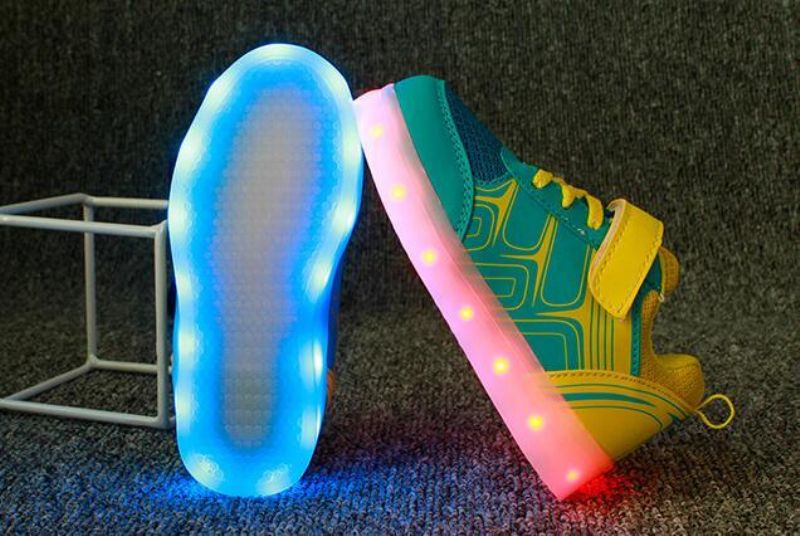 Baskets De Sport Led Pour Enfants