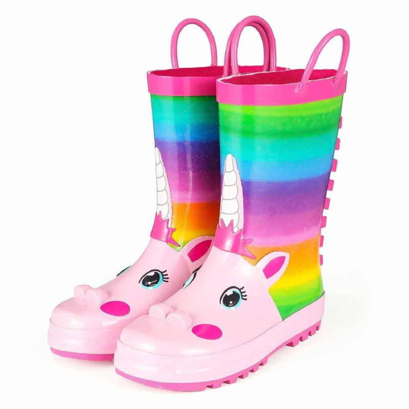 Bottes De Pluie À Imprimé Licorne Pour Enfants