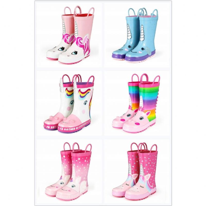 Bottes De Pluie À Imprimé Licorne Pour Enfants