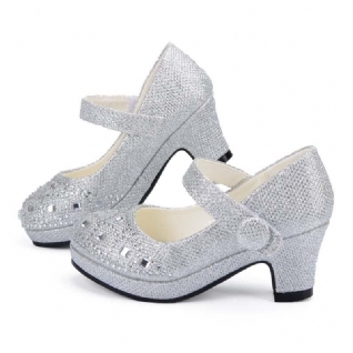 Jolies Chaussures À Talons Brillants Pour Fille