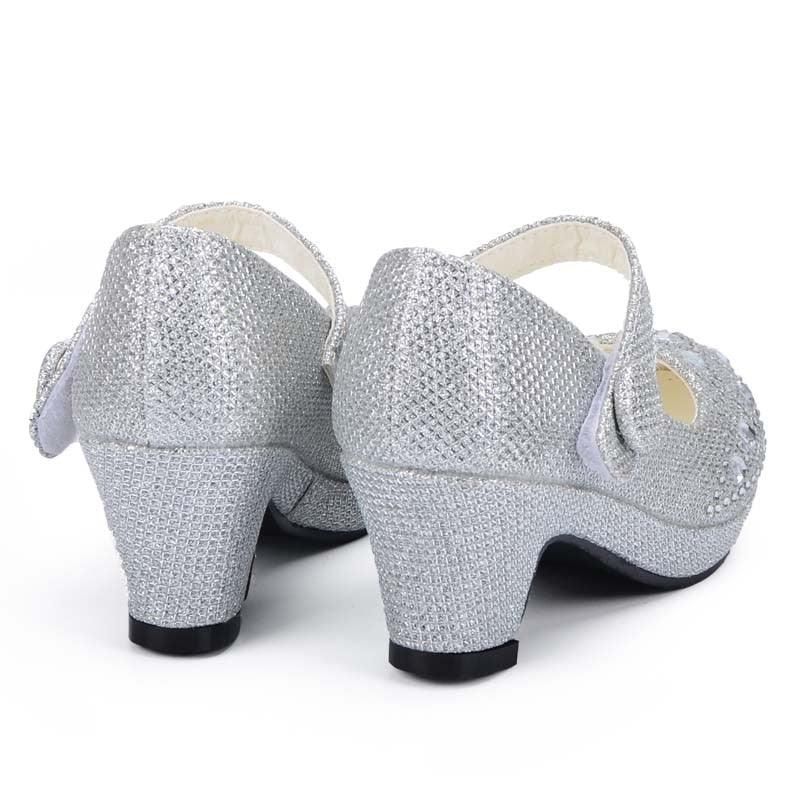 Jolies Chaussures À Talons Brillants Pour Fille