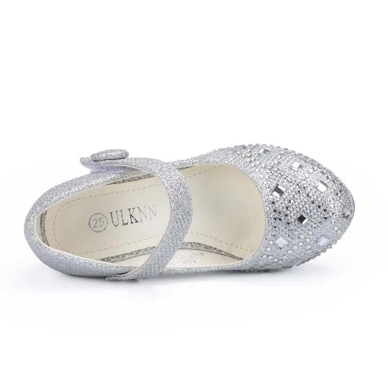 Jolies Chaussures À Talons Brillants Pour Fille