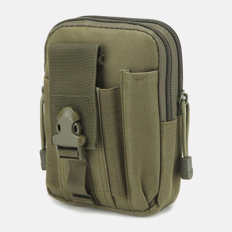 Hommes Camouflages Grande Capacité Étanche 6 Pouces Téléphone Sac En Plein Air Sport Taille Sac Tactique Sac